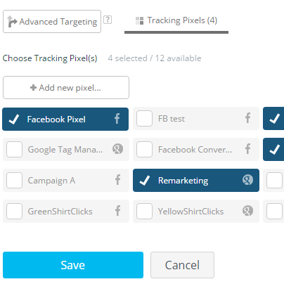 Geniuslink Retargeting Pixels